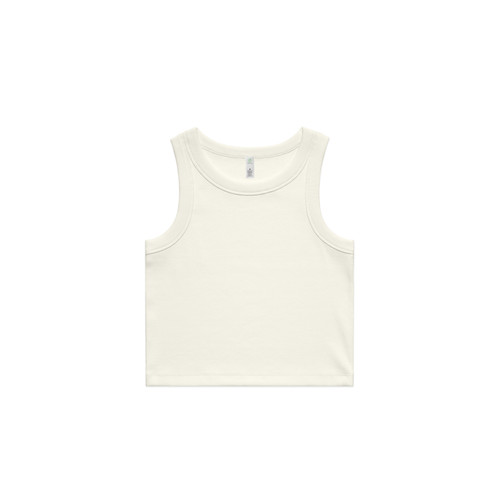 ECRU wo's-organic-rib-crop-tank-ecru